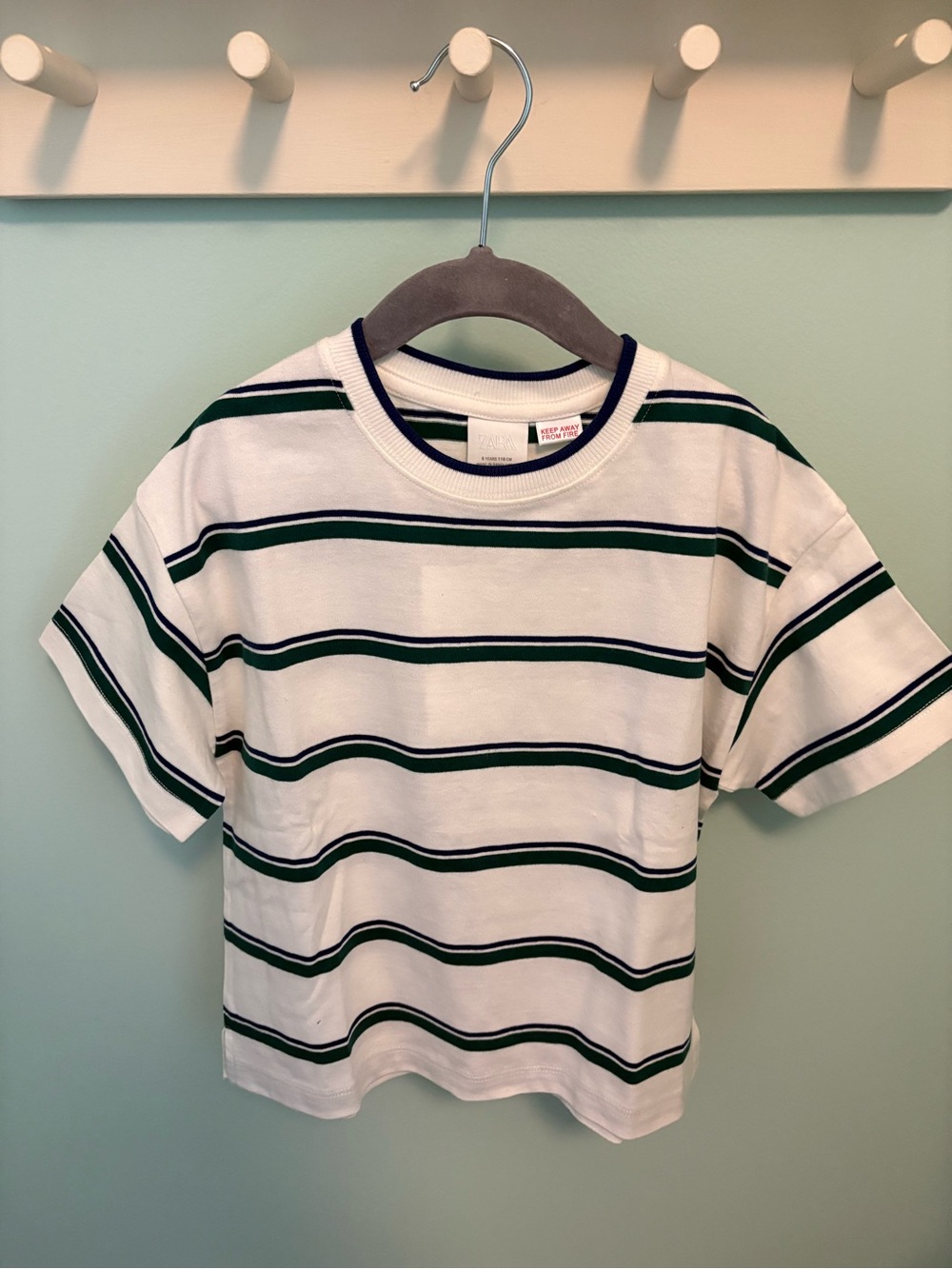 ZARA STRIPED T-SHIRT - Picture 5 of 10